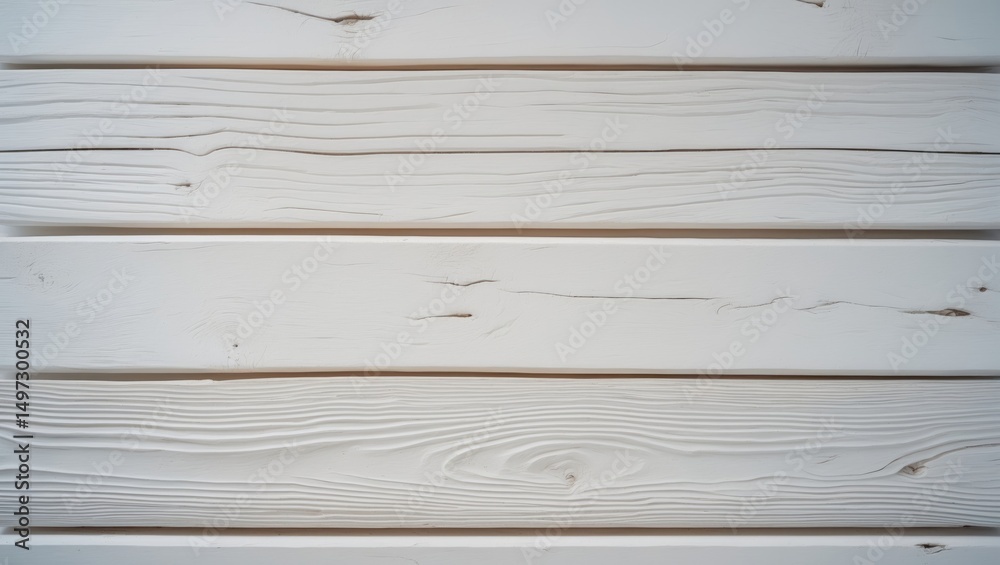 Obraz premium Background featuring white wood plank texture