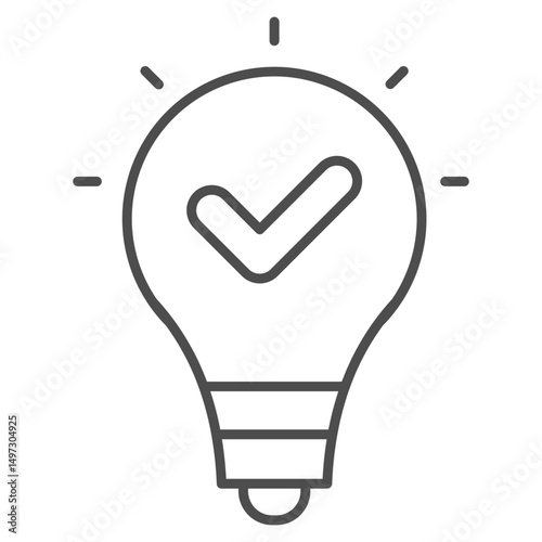 Solution Outline Icon Element For Design
