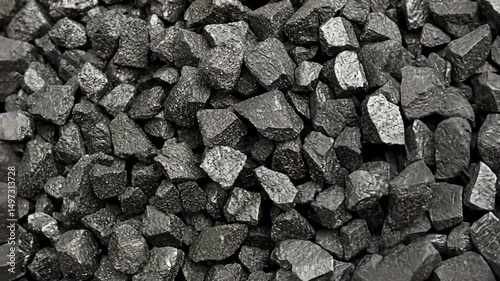 Pile of crushed coal