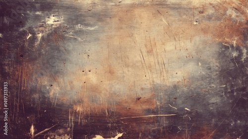 Faded Beige Background With Heavy Patina Showcasing Unique Texture and Marks From Time