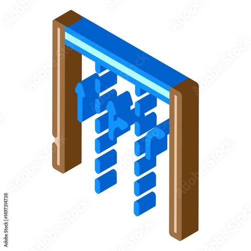 road markings highway isometric icon vector illustration