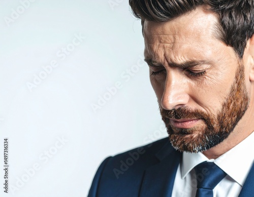 Businessman in Emotional Distress
