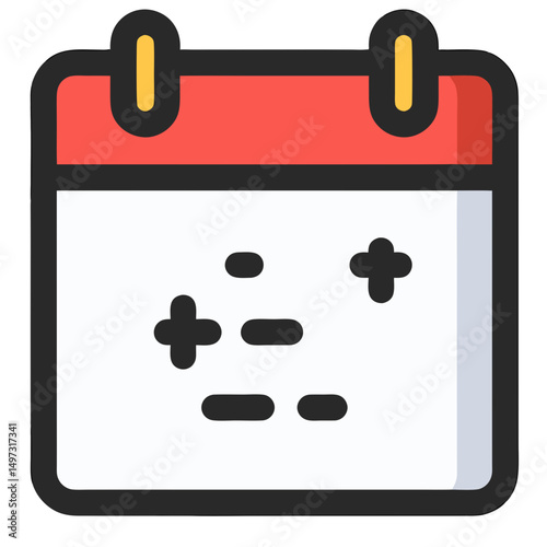 Calendar Icon Schedule Planner App