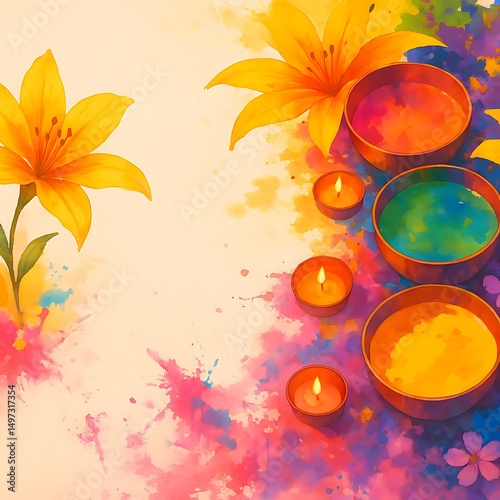 abstract watercolor background