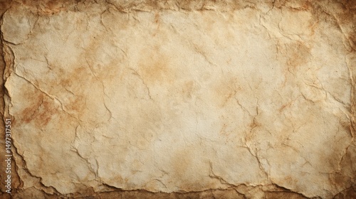 Aged Paper Texture Background With Visible Creases and a Warm, Vintage Appearance Suitable for Various Creative Projects