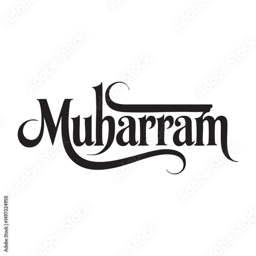 muharram lettering hand written typography