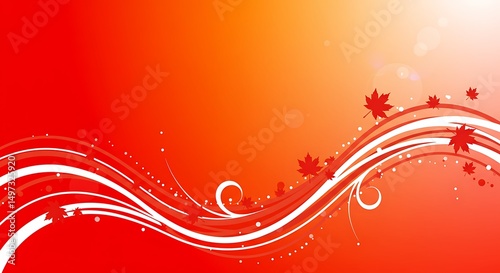 abstract red background