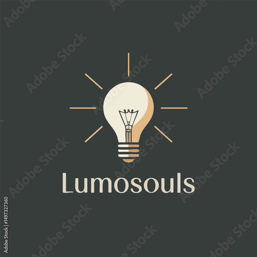 light bulb idea logo