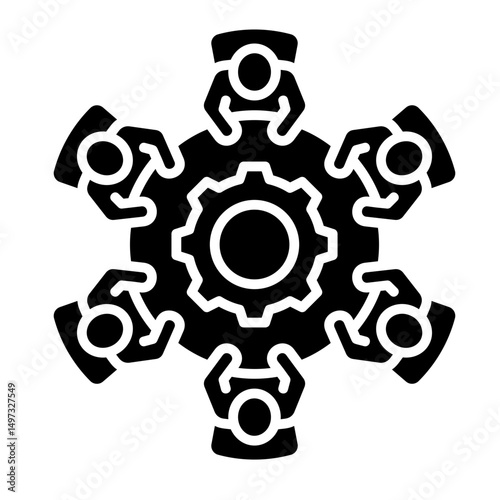 Meeting Table  Icon Element For Design	