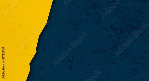 yellow and blue painted wall