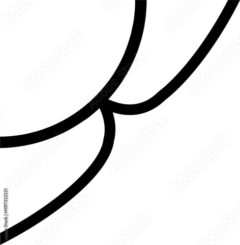 Islamic border ornament edge line stroke