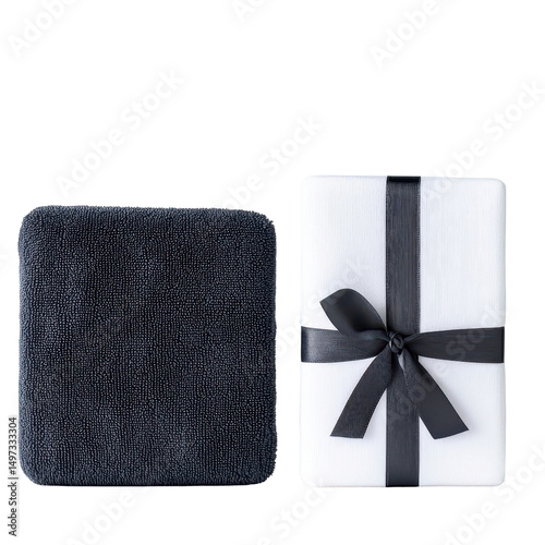 Stylish gift boxes ready for any occasion isolated against a transparent background..