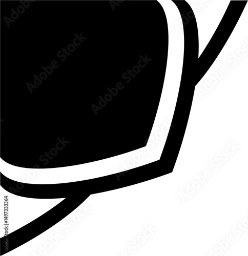 Islamic border ornament edge line stroke
