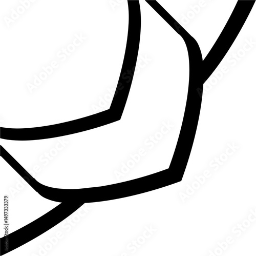 Islamic border ornament edge line stroke