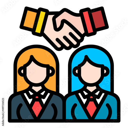 Business People  Icon Element For Design	