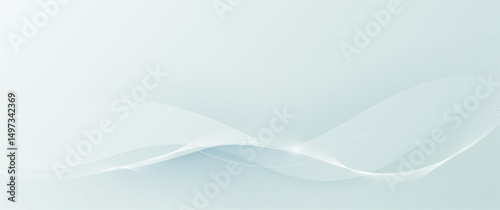 Vector abstract wave line pattern and dot line particle on white, gray color background. Modern graphic design. Flowing halftone, gradient curve shape for data futuristic, technology background