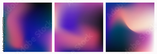 Vibrant abstract vector background in modern gradient style, featuring smooth color transitions in purple, blue, orange, and pink hues. This colorful blend matches the current digital art trends.
