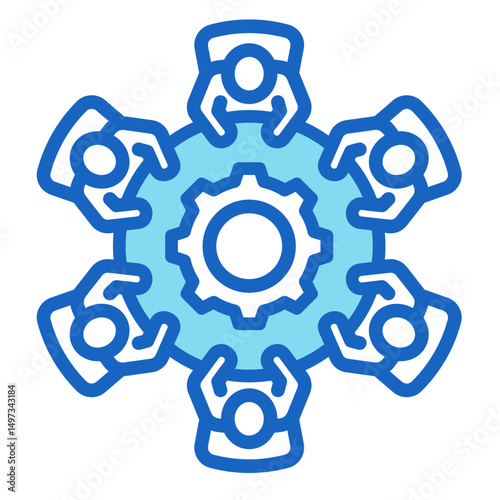 Meeting Table  Icon Element For Design	