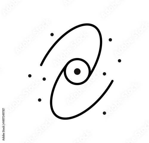 galaxy vector icon