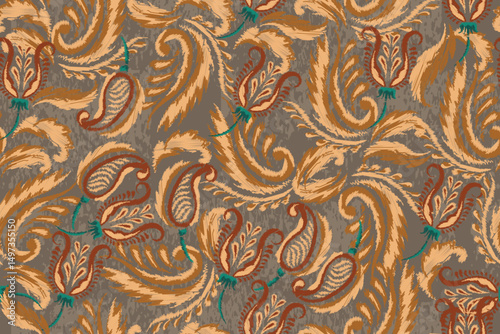 abstract seamless motif fabric patterns, abstract ikat, carpet, fabric, batik	