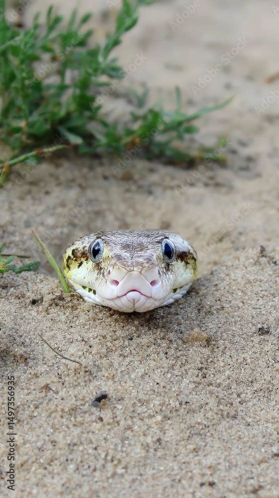 Fototapeta premium Curious Reptile Portrait