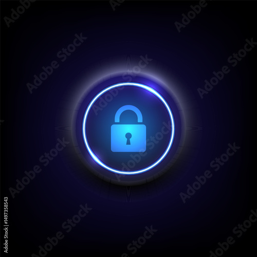 Security of Computing technology data storage, Internet data server connection concept
