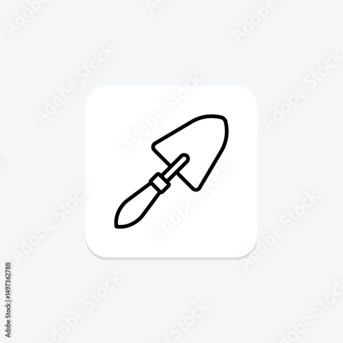 Trowel, vector, pixel perfect, illustrator file