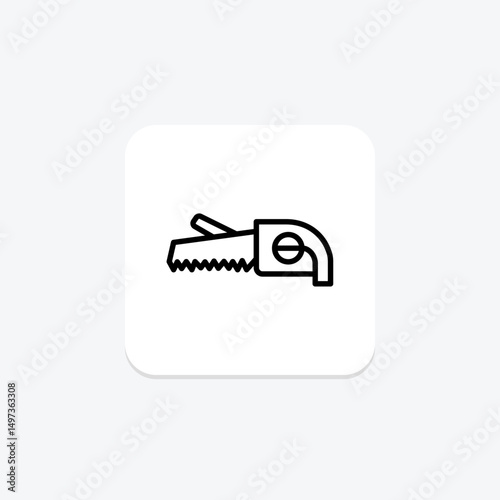 Band Saw, vector, pixel perfect, illustrator file