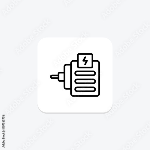 Motor, vector, pixel perfect, illustrator file