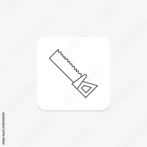 Saw, vector, pixel perfect, illustrator file