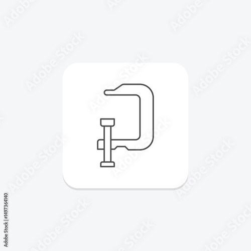 Clamp, vector, pixel perfect, illustrator file
