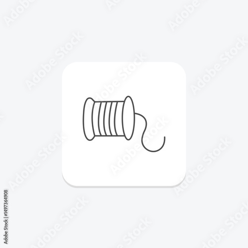 Wire Spool, vector, pixel perfect, illustrator file