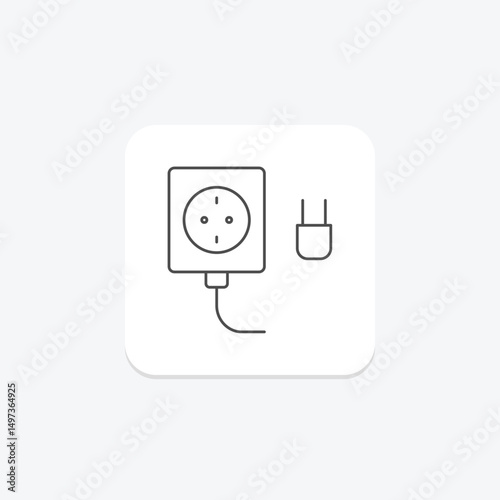 Outlet, vector, pixel perfect, illustrator file