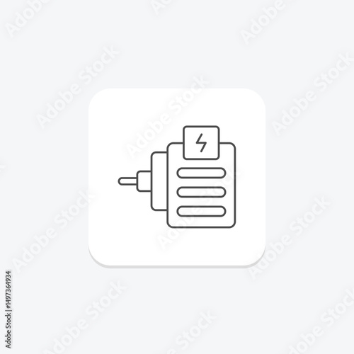 Motor, vector, pixel perfect, illustrator file