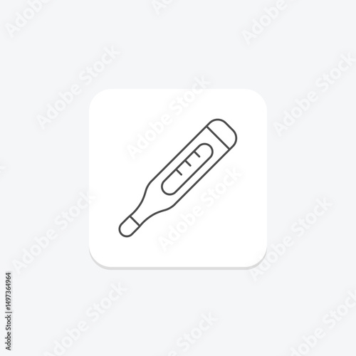 Thermometer, vector, pixel perfect, illustrator file