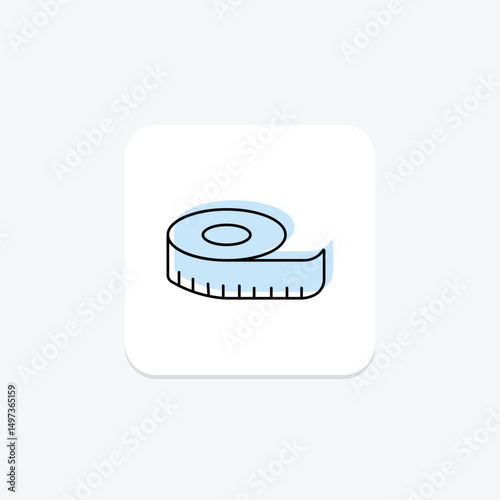 Tape Measure, vector, pixel perfect, illustrator file