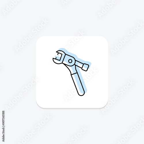 Socket Wrench, vector, pixel perfect, illustrator file