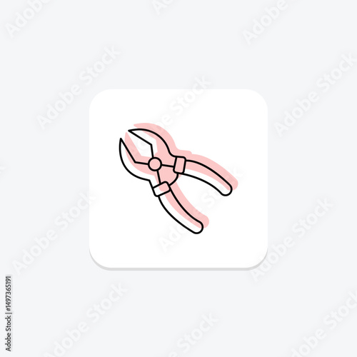 Pliers, vector, pixel perfect, illustrator file