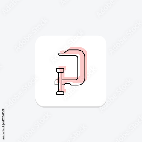 Clamp, vector, pixel perfect, illustrator file