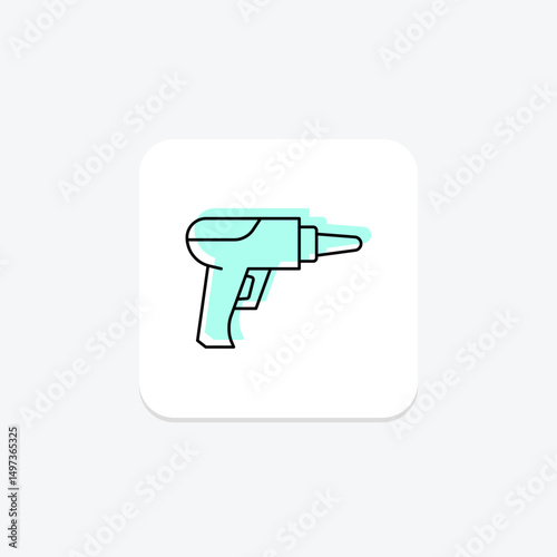 Heat Gun, vector, pixel perfect, illustrator file