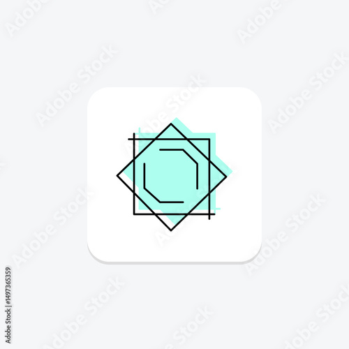 Square, vector, pixel perfect, illustrator file