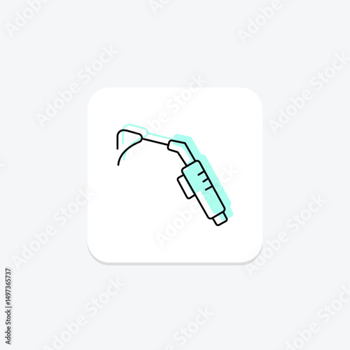 Welding Torch, vector, pixel perfect, illustrator file