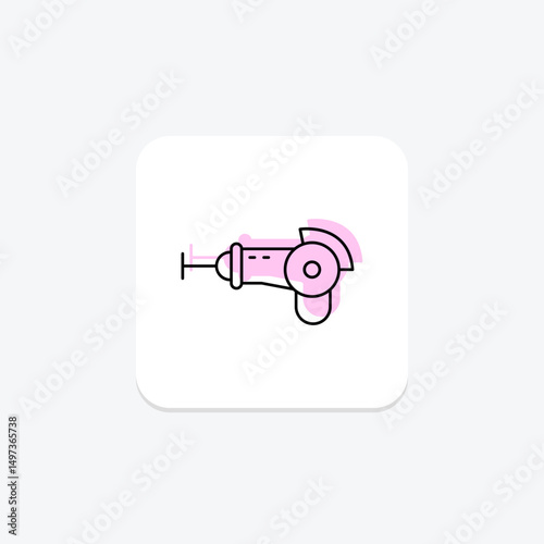 Angle Grinder, vector, pixel perfect, illustrator file