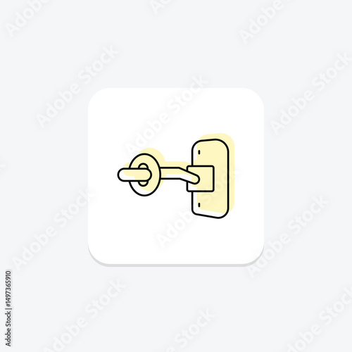 Latch, vector, pixel perfect, illustrator file