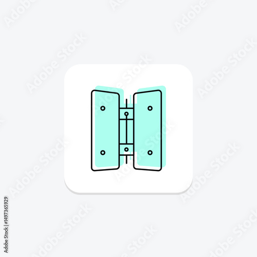 Hinge, vector, pixel perfect, illustrator file