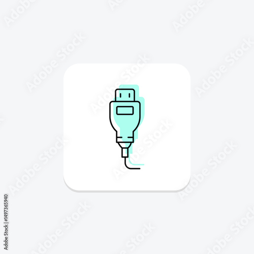 Cable, vector, pixel perfect, illustrator file
