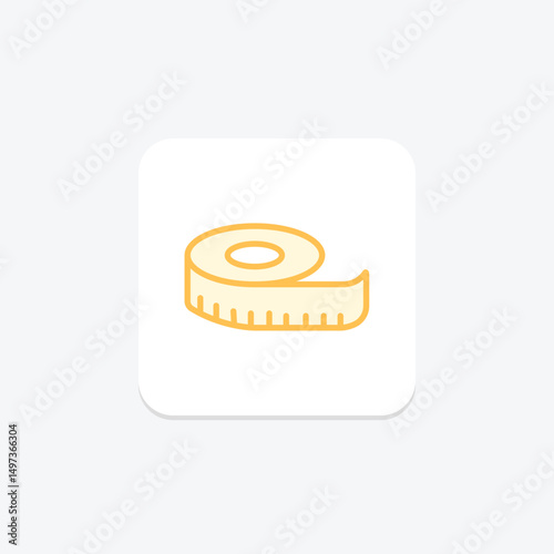 Tape Measure, vector, pixel perfect, illustrator file