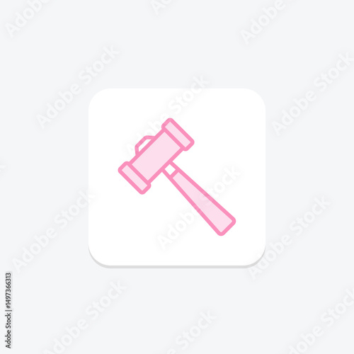Mallet, vector, pixel perfect, illustrator file