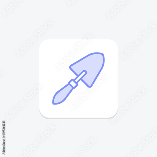 Trowel, vector, pixel perfect, illustrator file