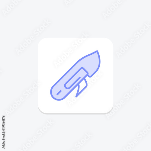 Utility Knife, vector, pixel perfect, illustrator file